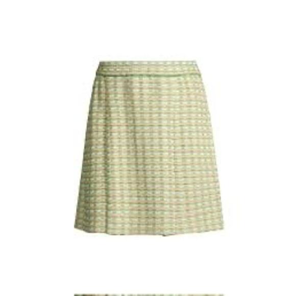 Misook  Pleat Detail Soft Tweed Knit Skirt - Picture 6 of 12